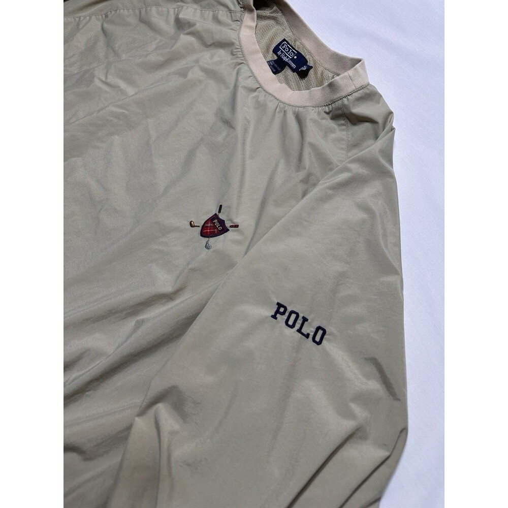 Polo Ralph Lauren Mens Size XL Mesh Lined Golf Windbreaker Vintage Logo *READ - Picture 9 of 14